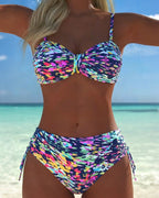 Audrey - Ensemble bikini à motifs lumineux