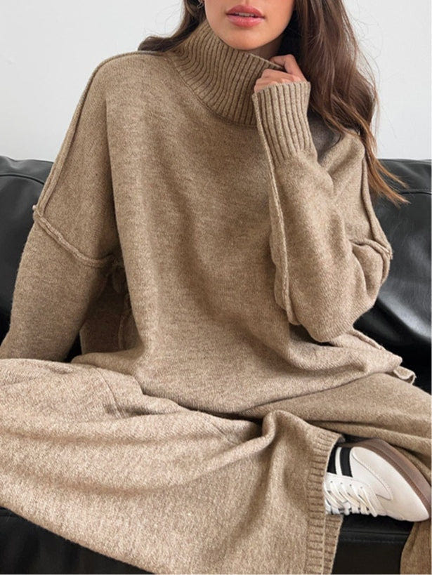 Conjunto de suéter de punto acogedor Sofia
