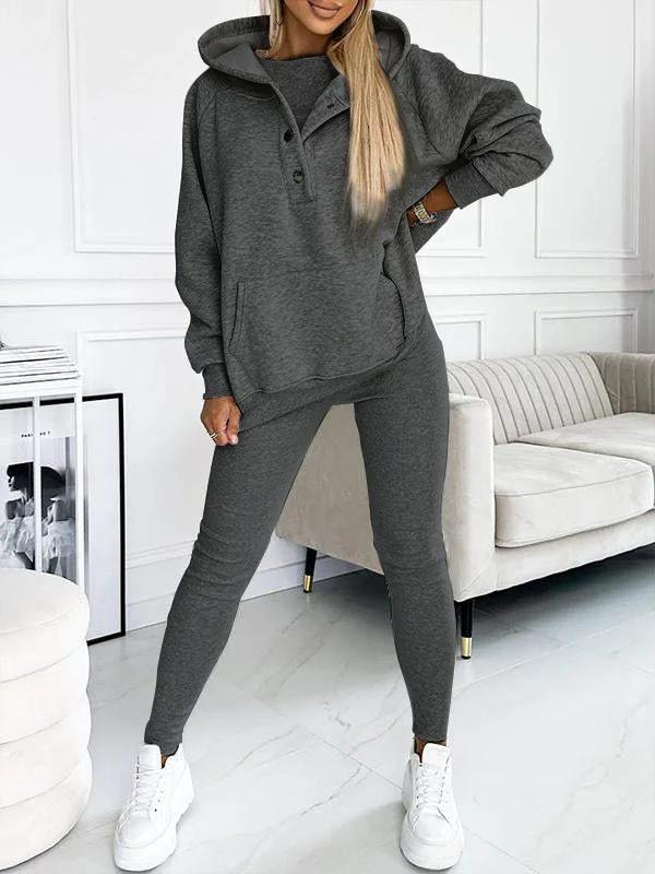 Conjunto de sudadera de tres piezas Sophie