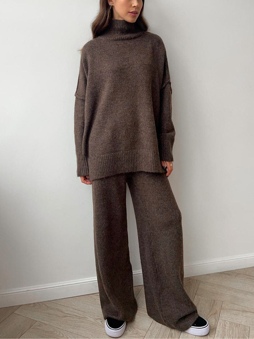 Conjunto de suéter de punto acogedor Sofia