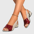 Whitney | Sandalias elegantes de cuero