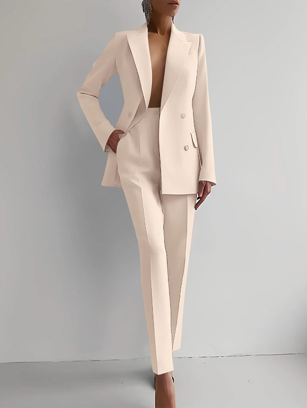 Conjunto de blazer y pantalón de cintura alta Sofia