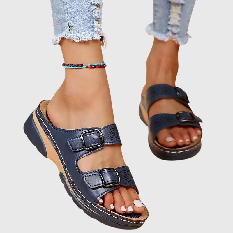 Diora | Sandalias ortopédicas de cuero