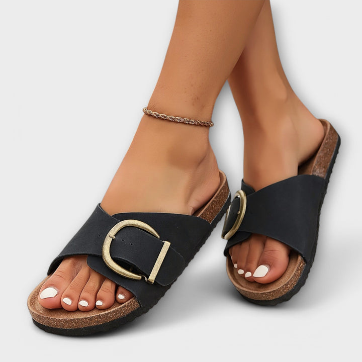 Eveline - Sandálias Slide com Suporte Suave