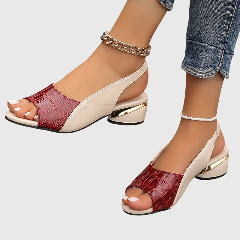 Whitney | Sandalias elegantes de cuero