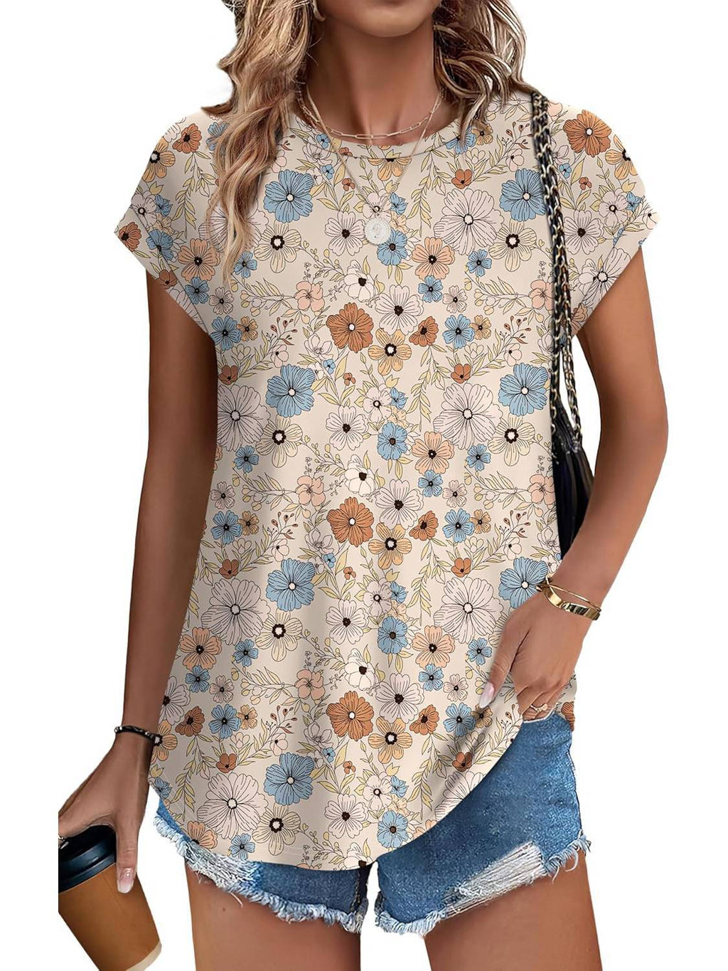 Necie | Blouse chic imprimée