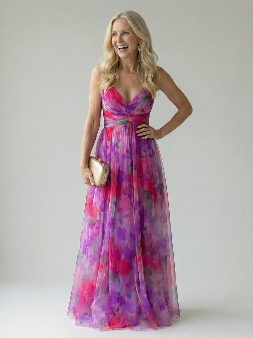 Isel | Vestido largo suave cruzado