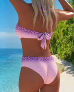 Sofie - Conjunto de bikini con cuello halter