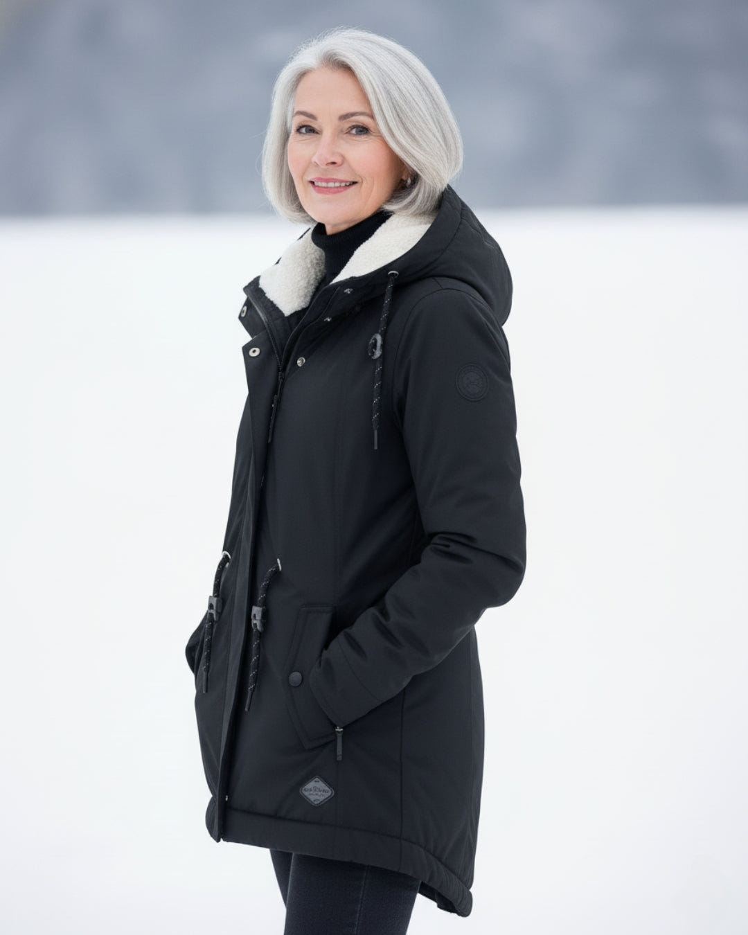 Parka alpina de borreguito