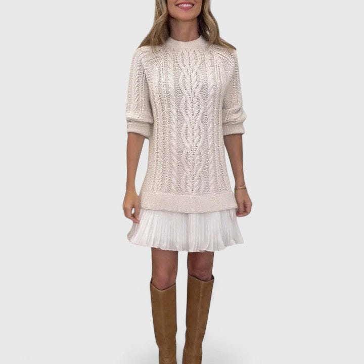 Ashlyndora | Vestido elegante de suéter