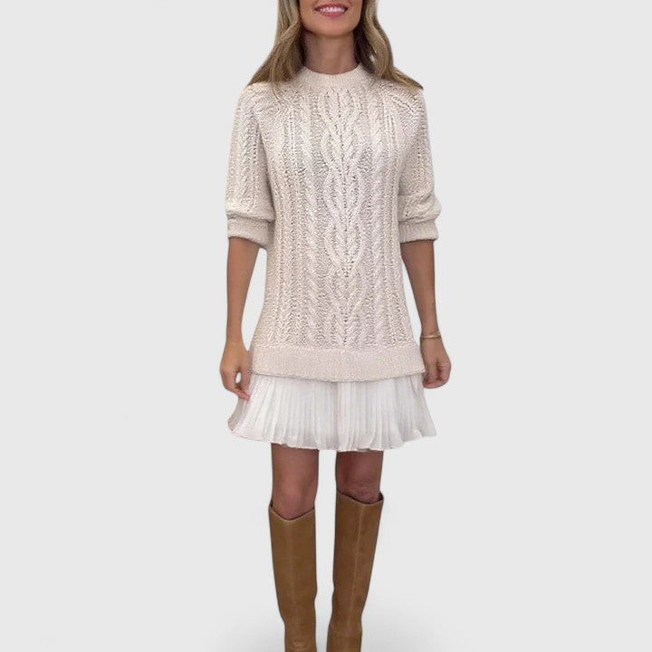 Ashlyndora | Vestido elegante de suéter
