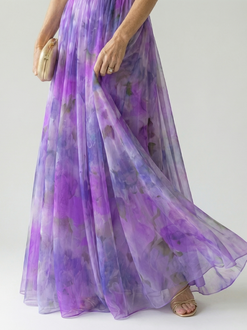 Isel | Vestido largo suave cruzado
