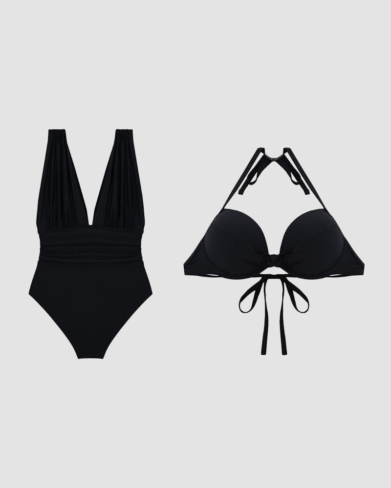 Karina | Maillot de bain effet ventre plat