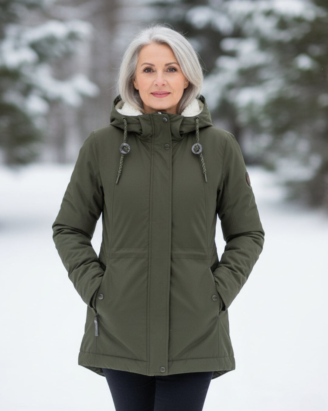 Parka alpina de borreguito
