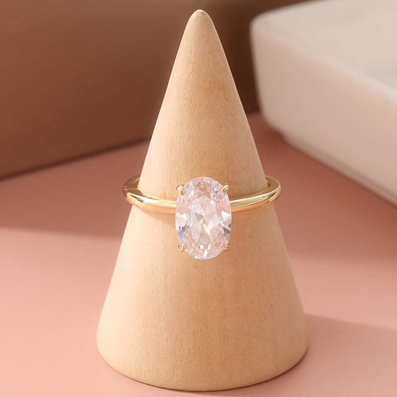Elegant Vintage Sparkling Zirconia Stacked Rings Set