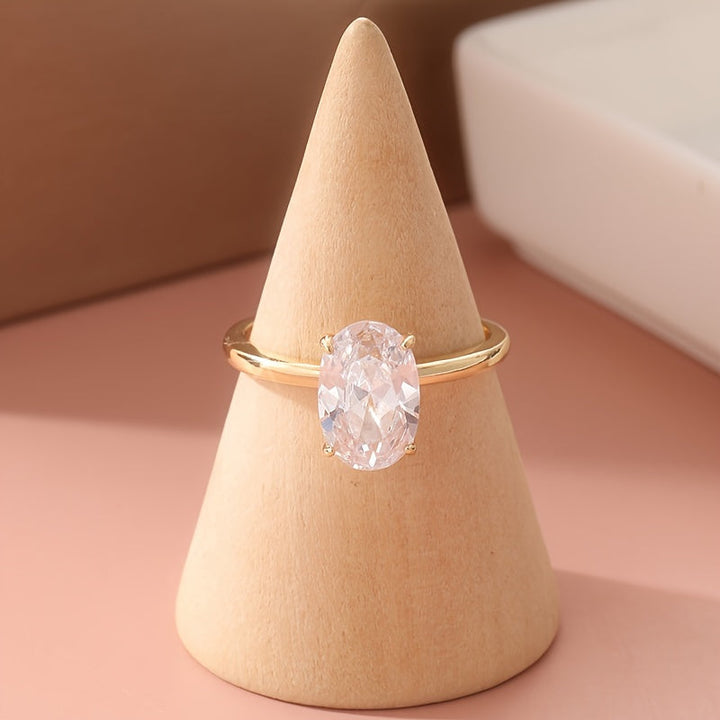 Elegant Vintage Sparkling Zirconia Stacked Rings Set