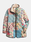Zarae | Jaqueta matelassê floral charmosa para mulheres