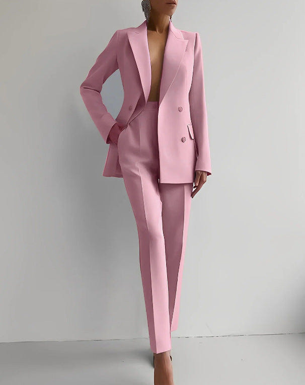 Conjunto de blazer y pantalón de cintura alta Sofia