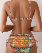 Jada - Ensemble bikini à imprimé tribal