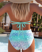 Regina - Elegante bikini de talle alto