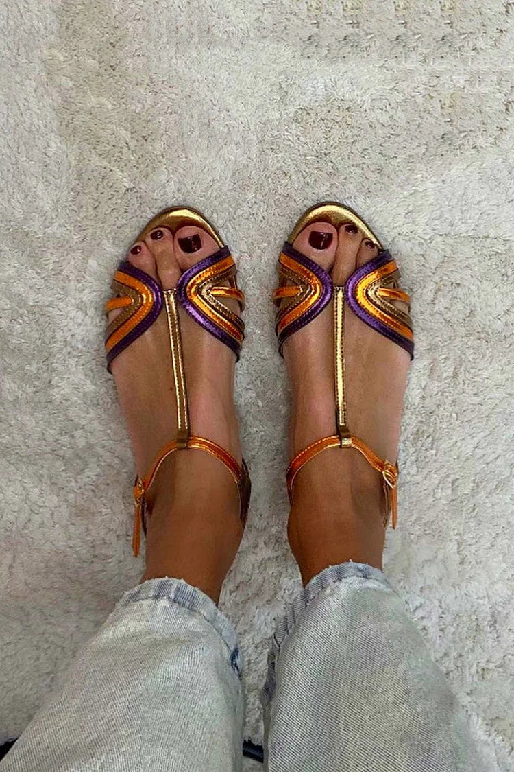 Viviana | Sandalias de colores mediterráneos