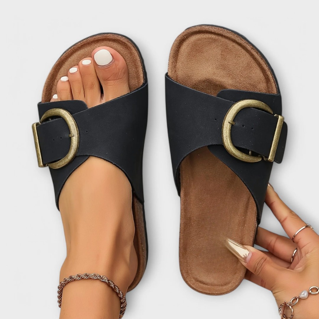 Eveline - Sandálias Slide com Suporte Suave