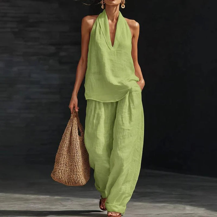 Zoë™ Conjunto sin mangas con pantalones anchos