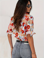 Mylene | Blusa floral colorida