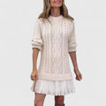 Ashlyndora | Vestido elegante de suéter