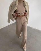 Conjunto casual Sofia de tricô