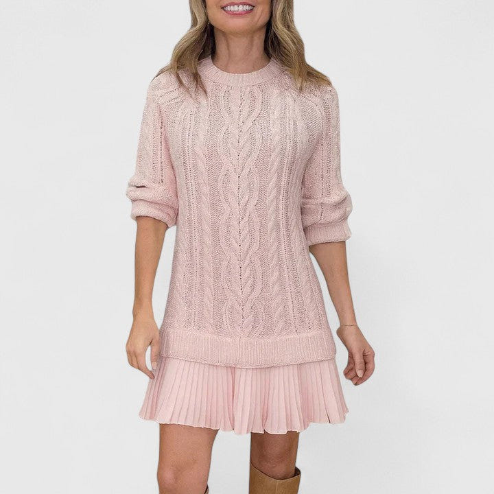 Ashlyndora | Vestido elegante de suéter
