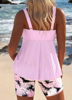 Edith - Conjunto elegante de tankíni e shorts