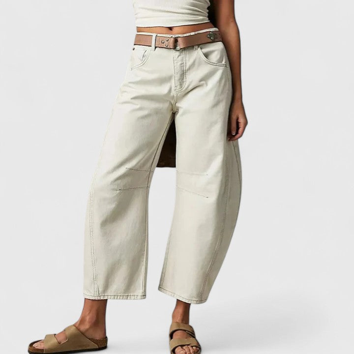 Rain | Pantalon confortable à jambes larges