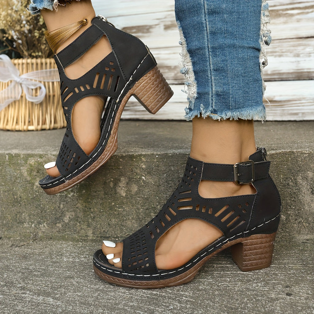 Ellena - Sandales d’été flexibles et offrant un bon maintien