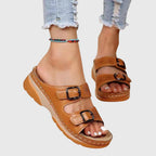 Diora | Sandalias ortopédicas de cuero