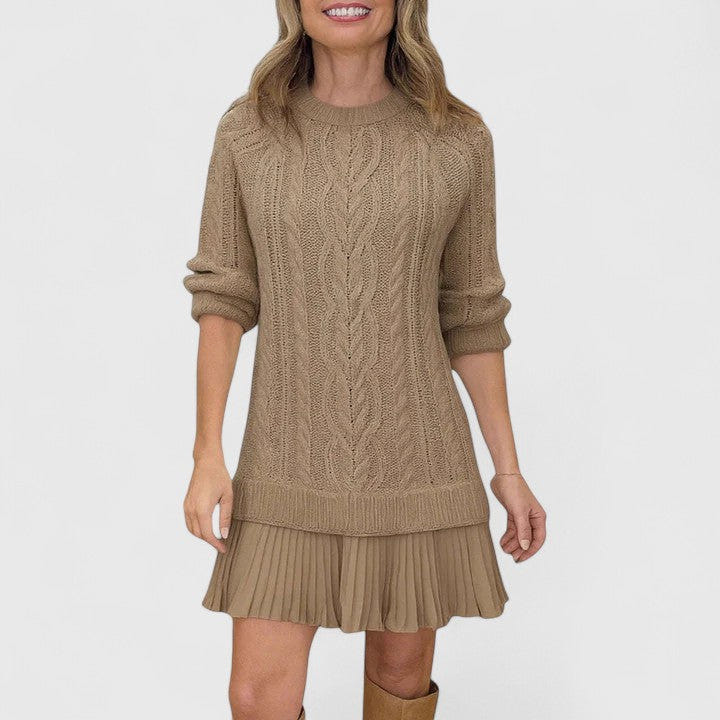 Ashlyndora | Vestido elegante de suéter