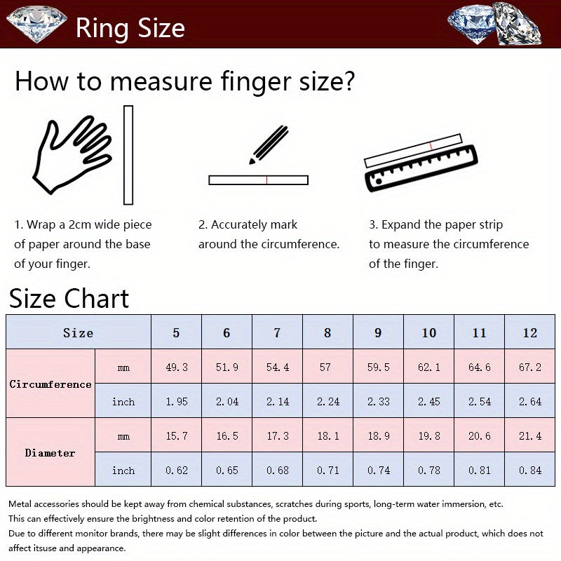 Stylish Wide Inlay Cubic Zirconia Band Ring
