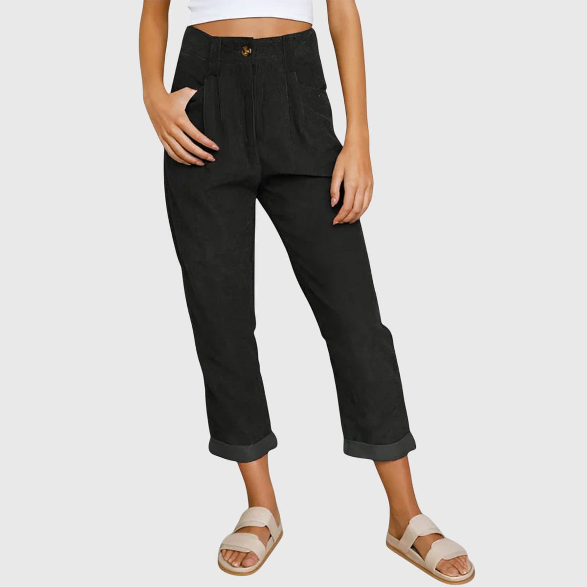 Jana - Pantalones modernos de pana