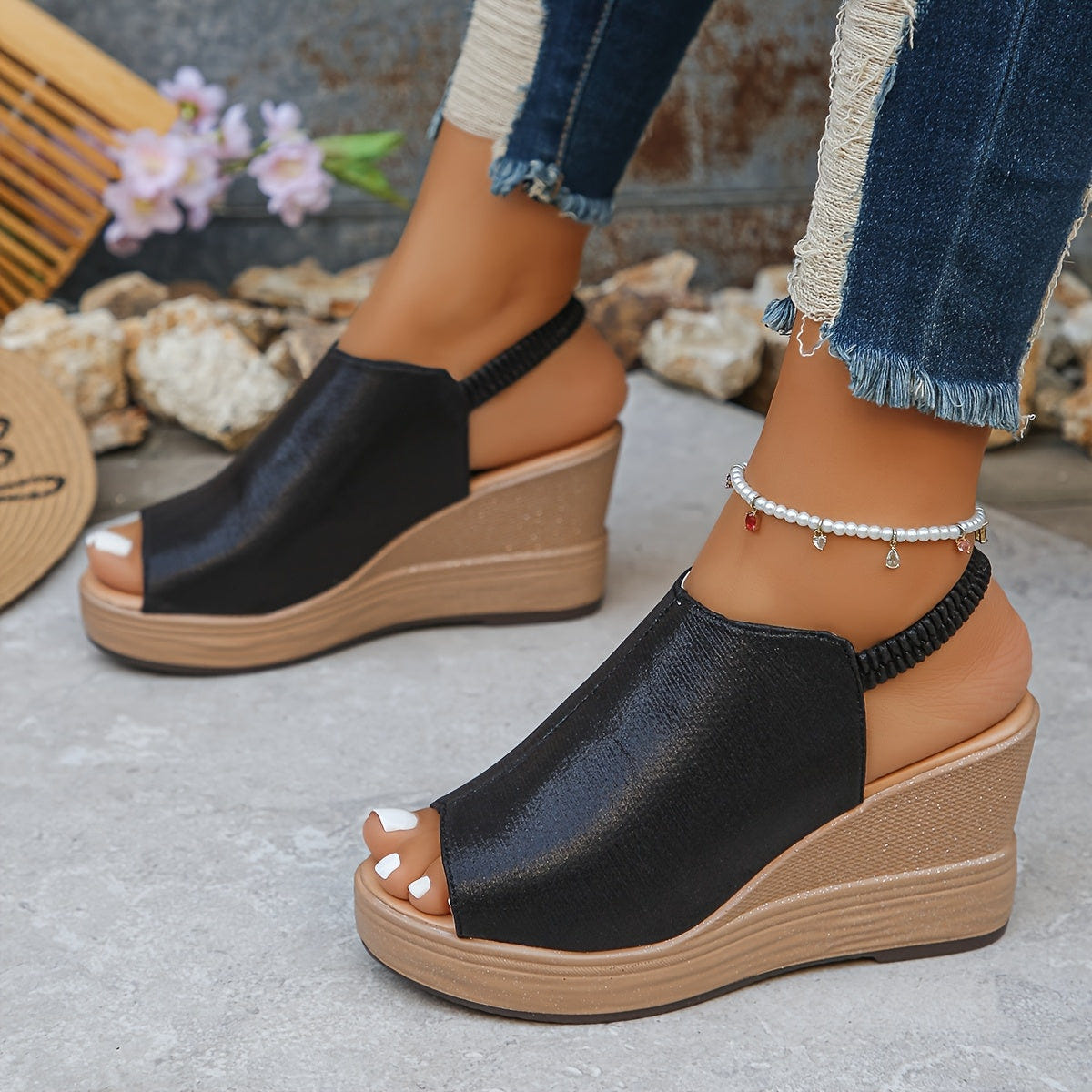 Sandalias Aurora de cuña para disfrutar de comodidad todo el día