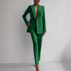 Conjunto de blazer y pantalón de cintura alta Sofia