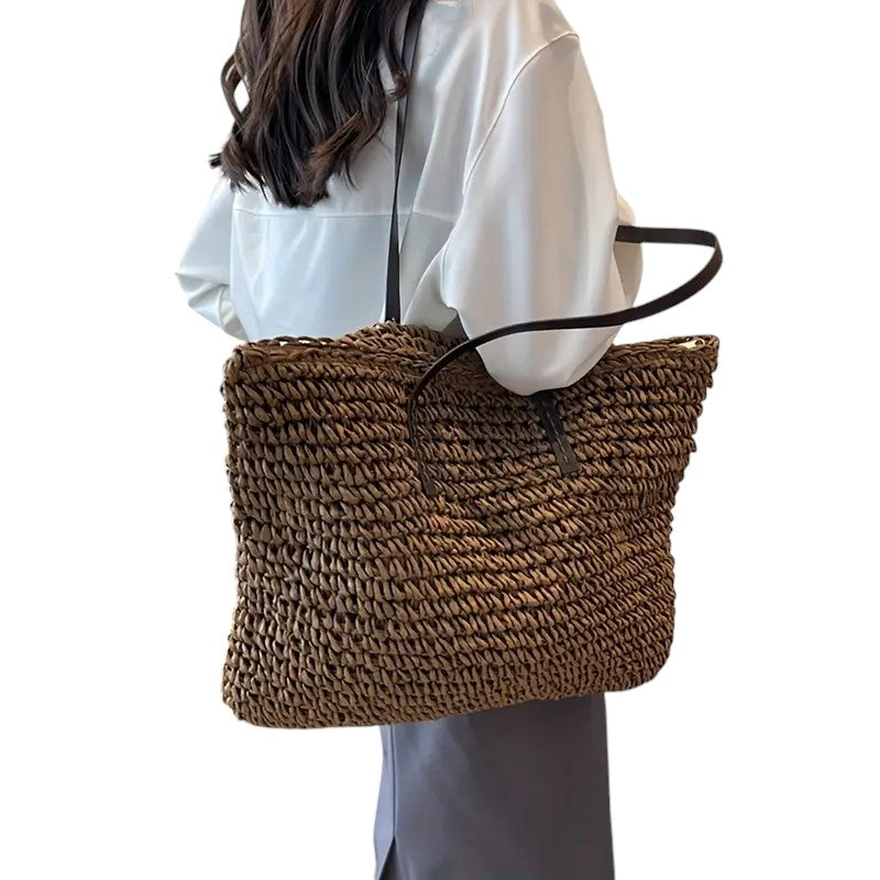 Olivia - Sac cabas tissé