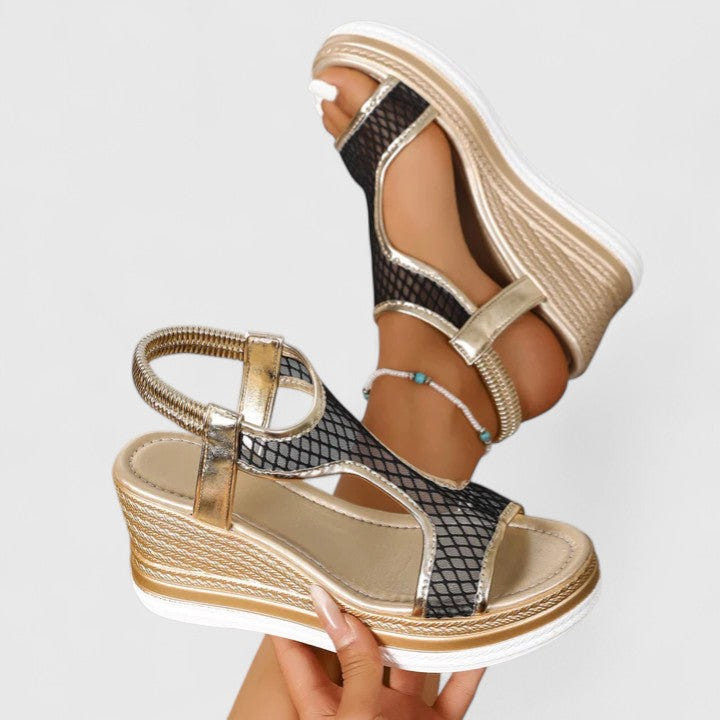 Jessica | Sandalias de cuña ortopédicas