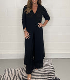 Ensemble décontracté Sofia avec haut long et pantalon assorti