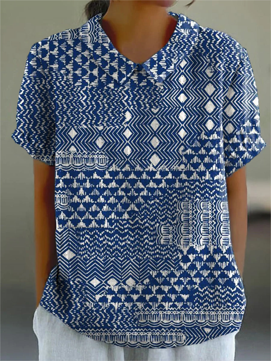 Zara | Chemise à imprimé tribal
