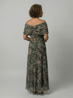 Calen | Vestidos midi vaporosos con hombros descubiertos