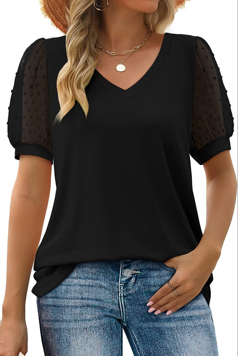 Helena | Blouse élégante à col V