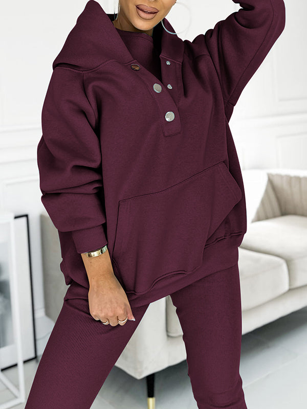 Conjunto de sudadera de tres piezas Sophie