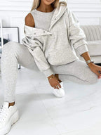 Conjunto de sudadera de tres piezas Sophie