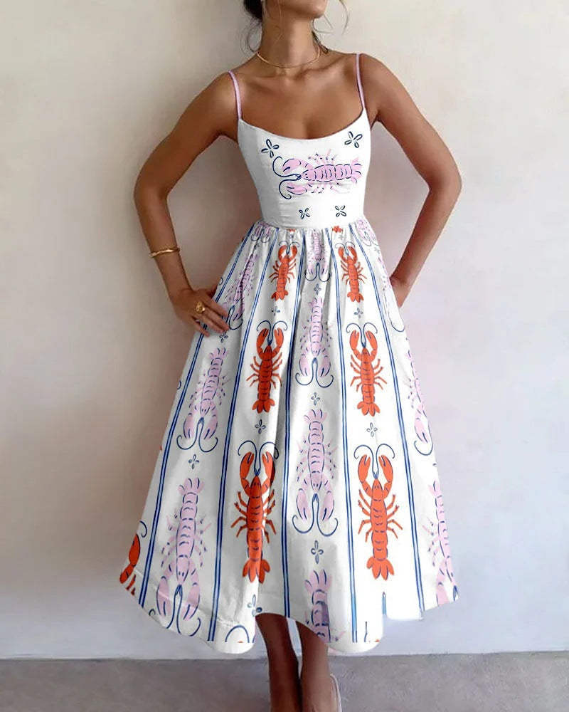 Brinleyrae | Vestido midi Capricho costero