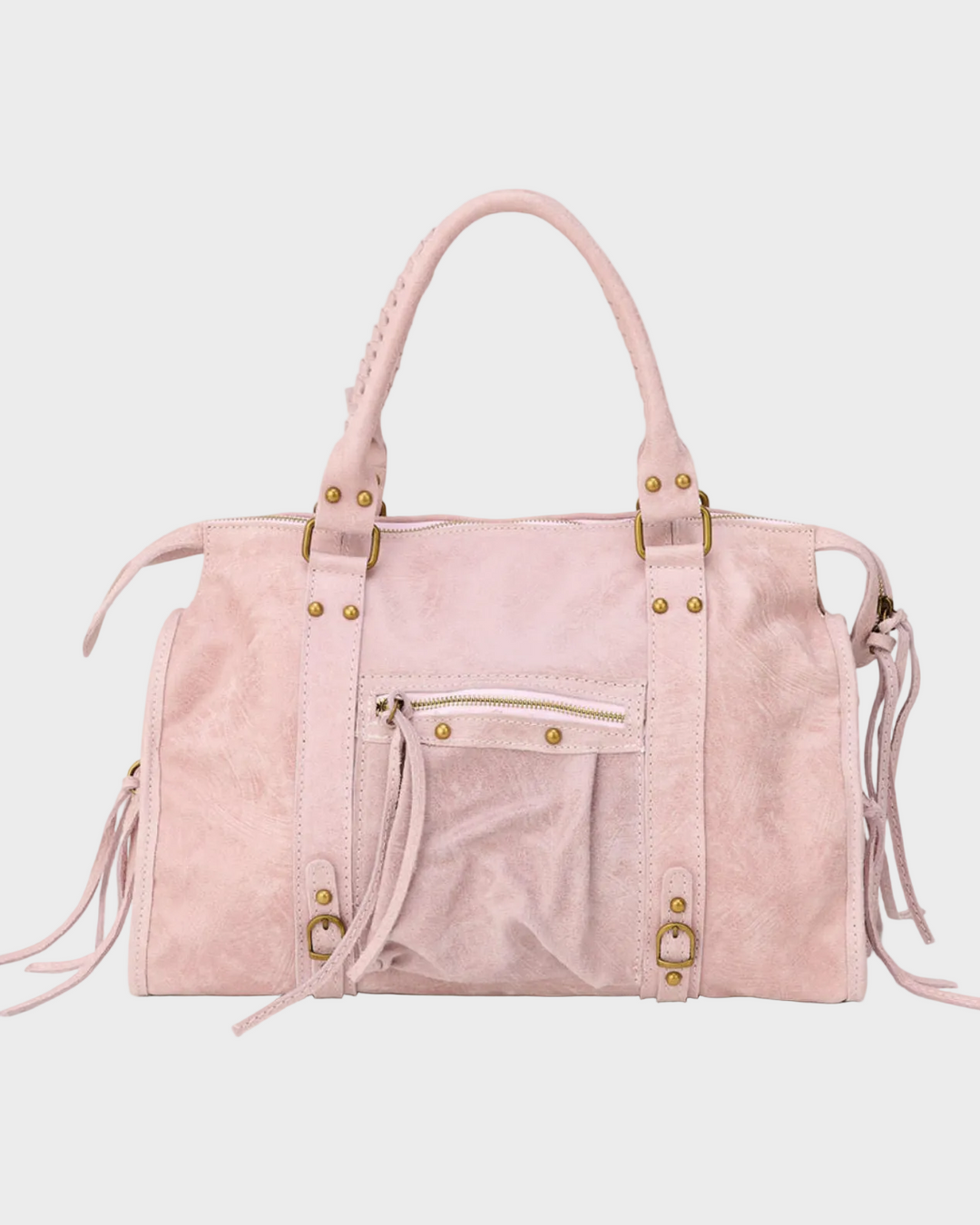 Vanilla Pink Laptop Tote Bag with Inner Phone Pocket